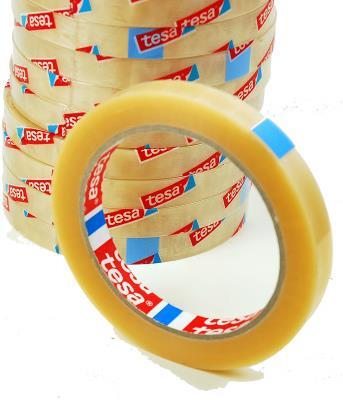 Actual product image tesa 12x tesafilm TRANSPARENT - with strong adhesion - non-ageing and tear-resistant (12 mm)