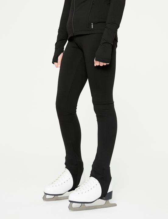 Immagine prodotto Axelys Leggings da allenamento per pattinaggio artistico per bambini - Nero (5, 6)
