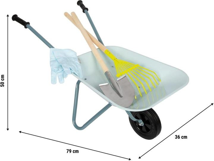 Produktbild small foot Gartenwerkzeug-Set mit Schubkarre
