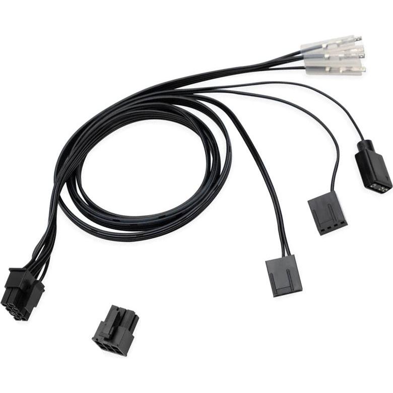 EKWB EK-Loop OmniLink 6-Pin-Stromkabel (Dual PWM) (schwarz, 50cm), Lüftersteuerung, Schwarz