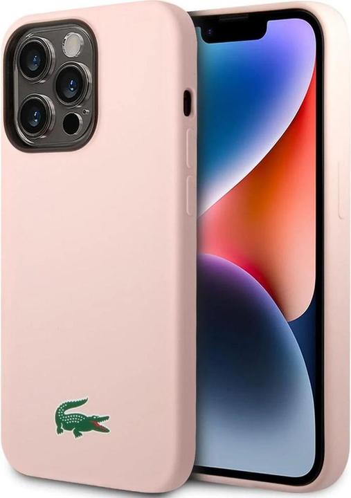 Image du produit Lacoste Logo Croc en silicone Magsafe pour iPhone 15 Pro (Apple iPhone 15 Pro)