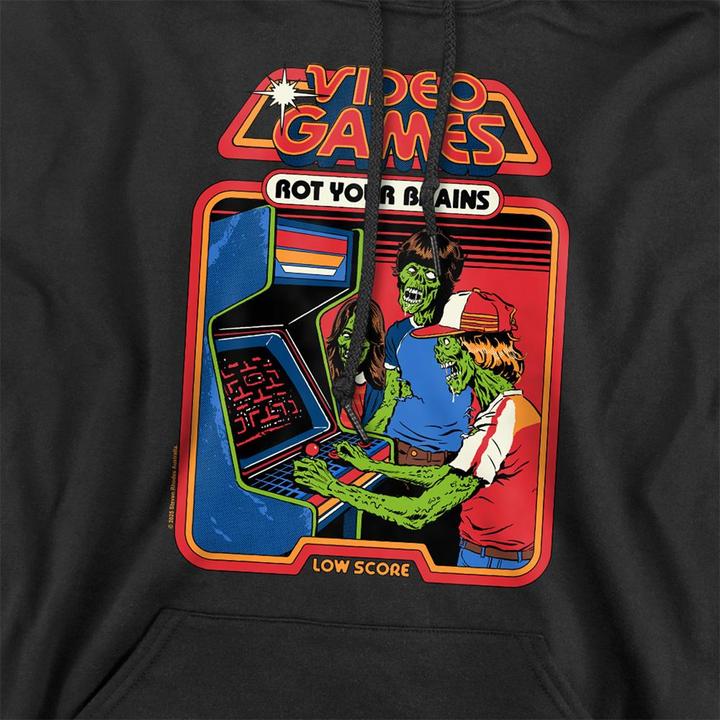 Produktbild Steven Rhodes Video Games Rot Your Brains Kapuzenpullover (XXL)