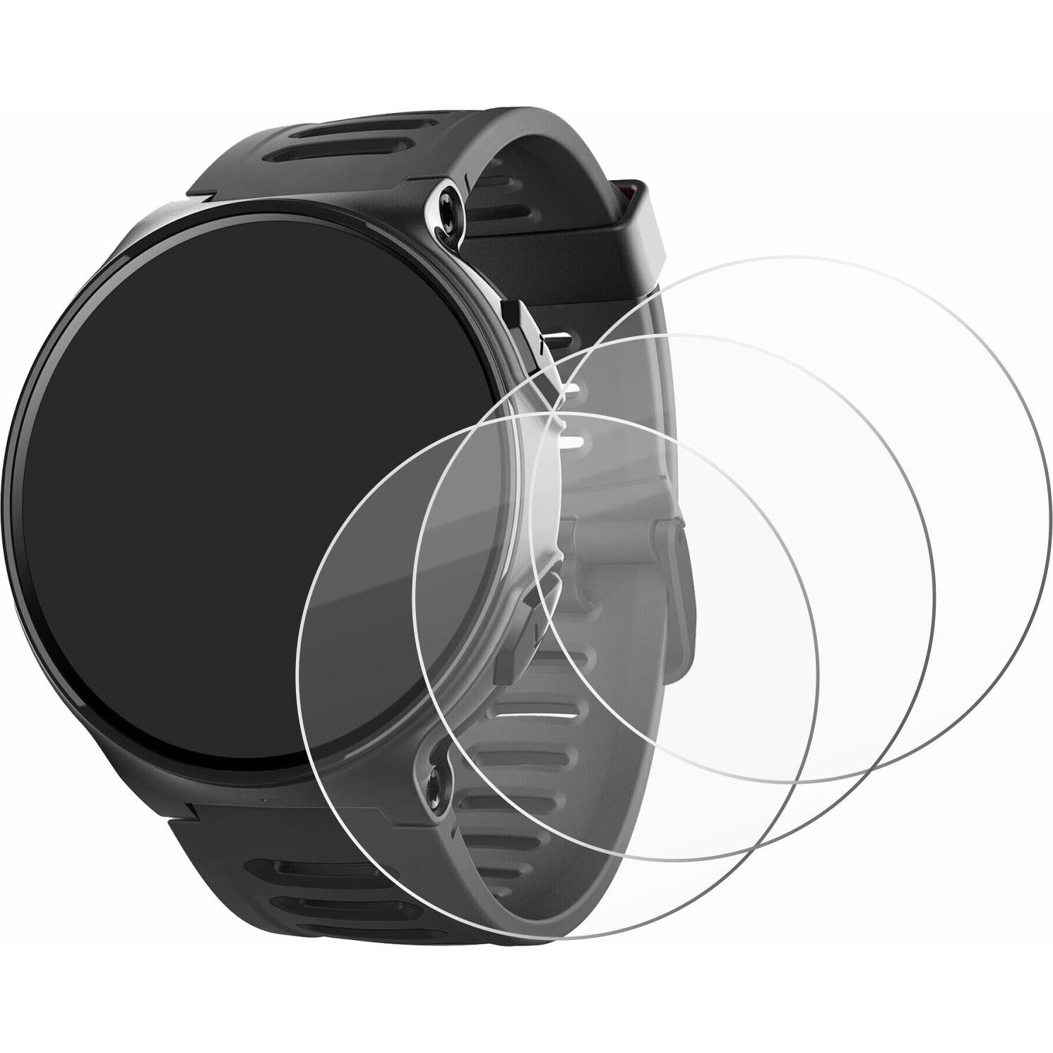 Thumbnail - Savvies Panzerglas Hartglas Displayschutz, Smartwatch Schutzfolie, Transparent