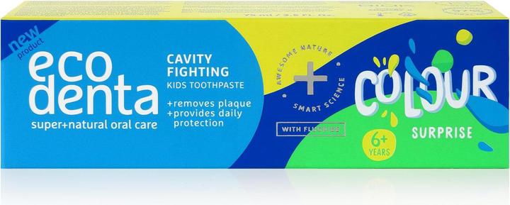 Productafbeelding Ecodenta Kleur verrassende tandpasta tegen tandbederf Kinderen (75 ml)