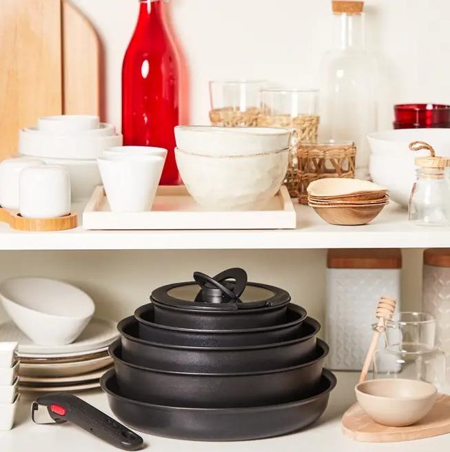 Produktbild Tefal L3971902 Topf-Set (28 cm, Wok Pfanne, Aluminium)