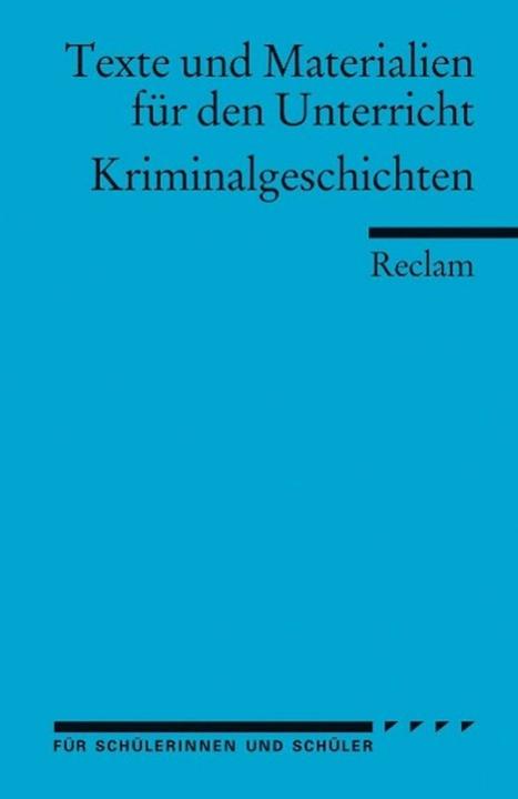 Produktbild Kriminalgeschichten (Deutsch, 1986)