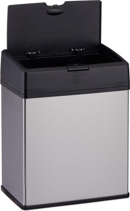 Actual product image Relaxdays Bathroom Bin, Push Function (3 l)