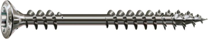 Produktbild Spax Fassadenschraube A2 Linsensenkkopf 8mm Fraesrippen T-Star Plus T20 Fixiergewinde 4cut (100 Schrauben pro Stück)