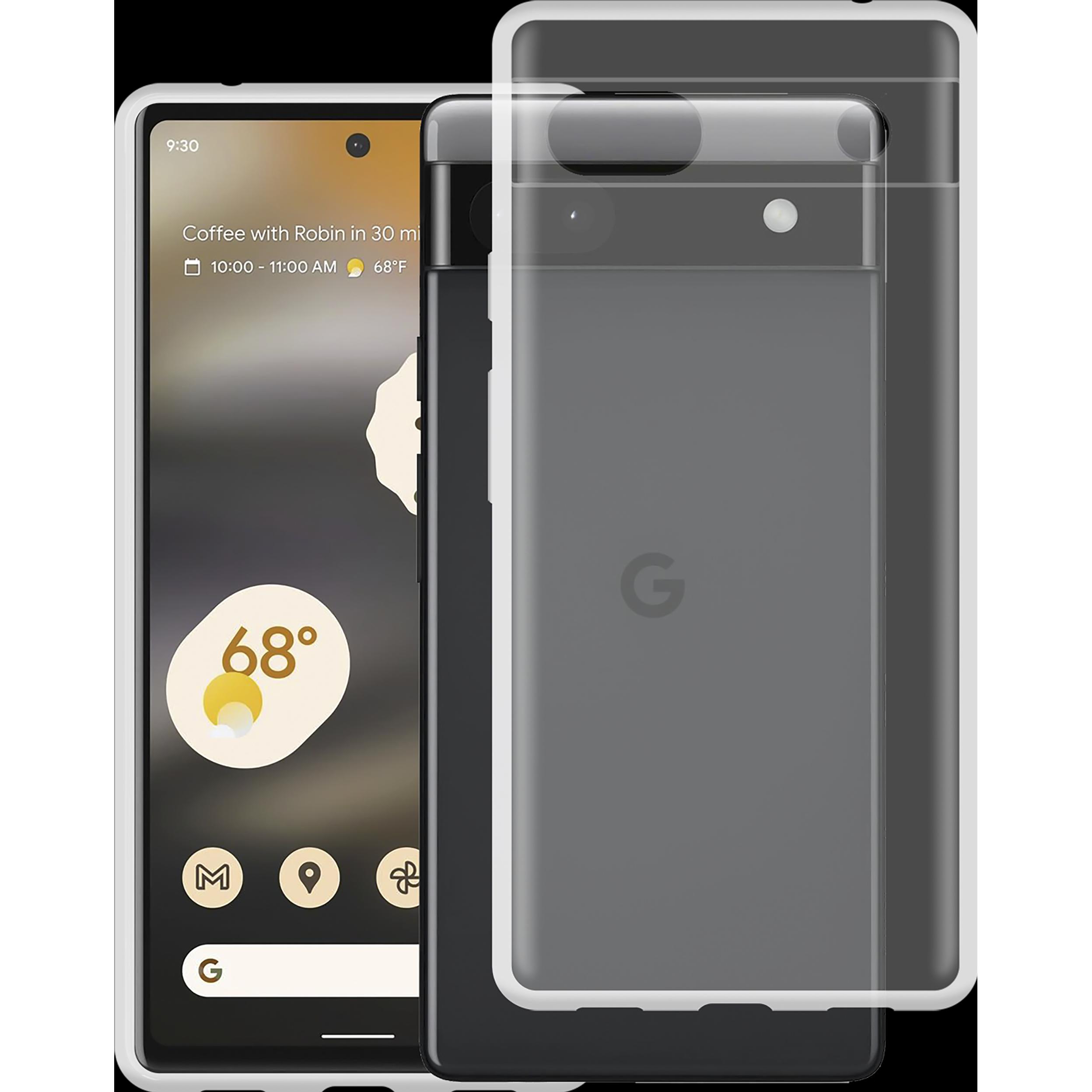 Cazy Silikon Hülle Kompatibel mit Google Pixel 6a - Soft TPU Schutz - Transparant (Google Pixel 6a), Smartphone Hülle, T...