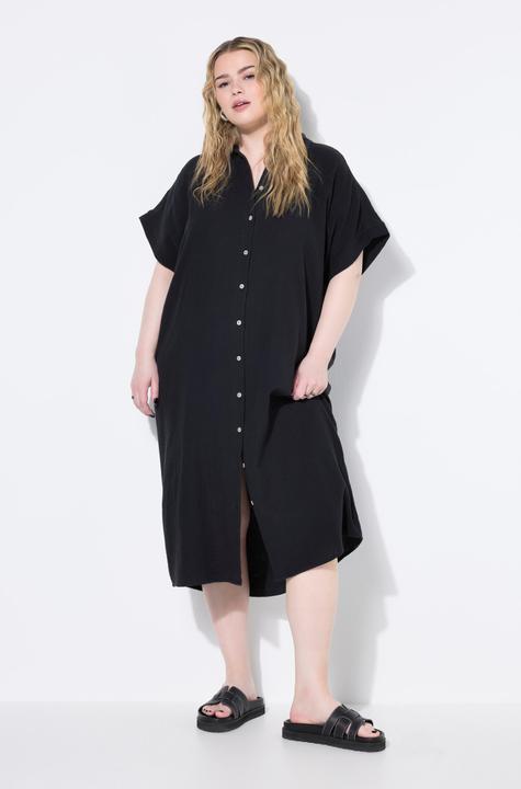 Produktbild Studio Untold Longbluse, langer Eggshape, Musselin, Halbarm (46, 48)