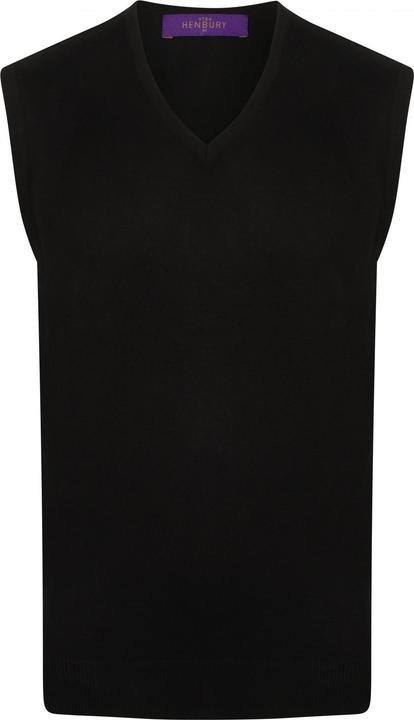 Produktbild Henbury Pullover VAusschnitt Leicht Ärmellos (M)