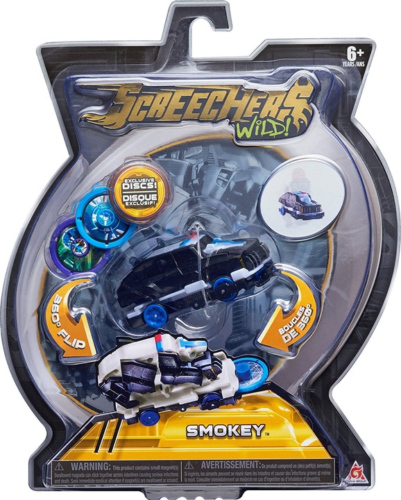 Actual product image Alpha Toys Screatures Screechers Wild Level 2 Smokey