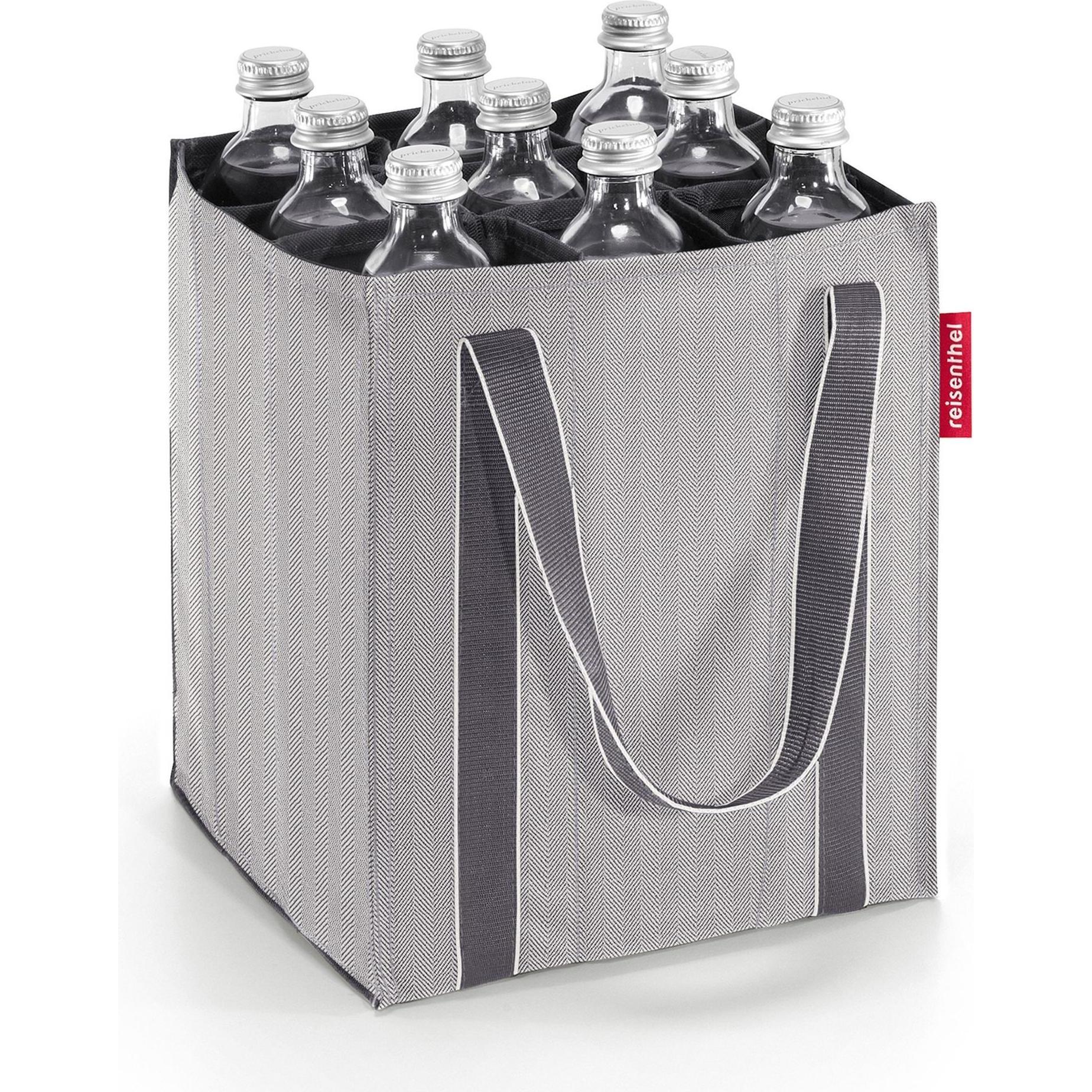 reisenthel, Einkaufshilfe, bottlebag herringbone grey, Grau
