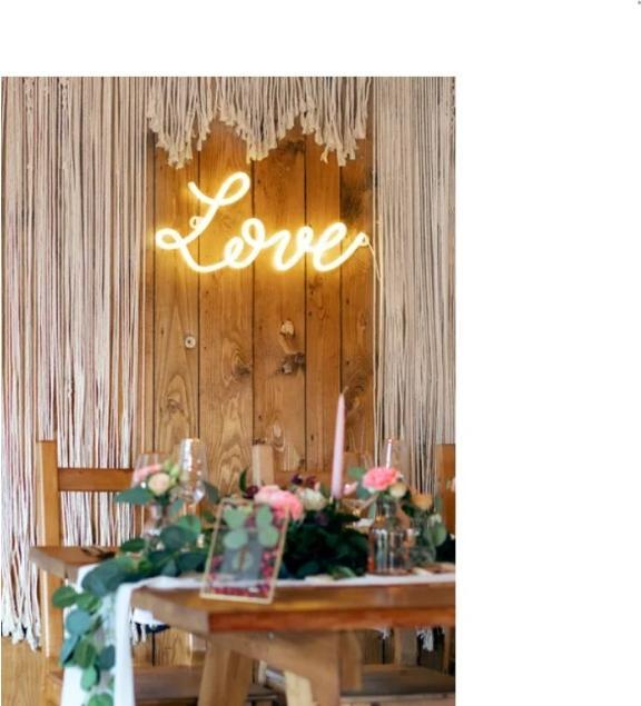 Produktbild Partydeco Lettres néon LED - Love