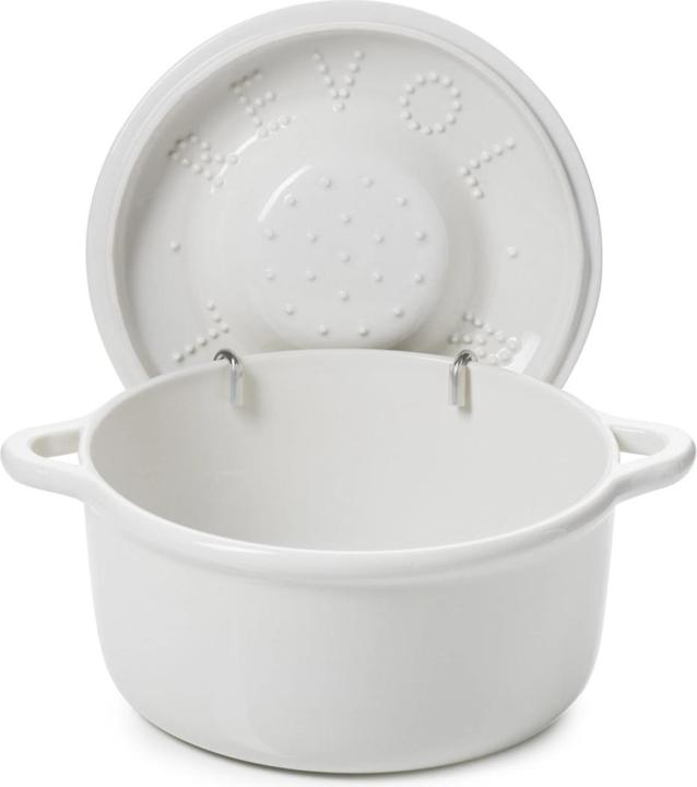 Immagine prodotto Revol Casseruola rotonda a induzione Bombance 26 cm Alab. Bianco Induzione (26 cm, Pentola)