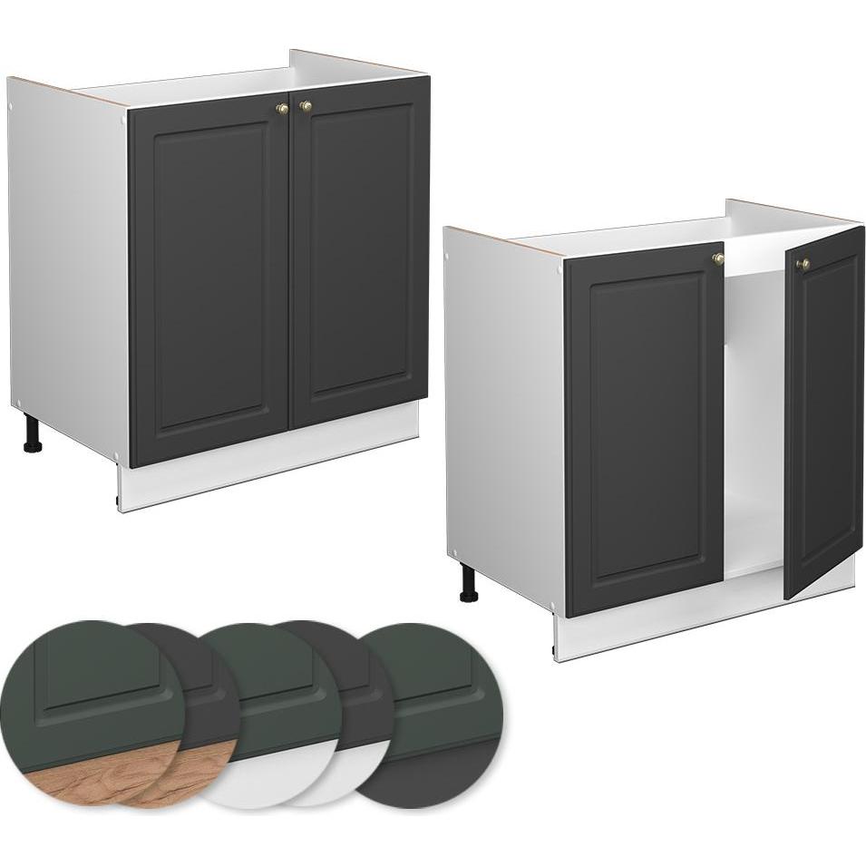 Vicco, Regal, Spülenunterschrank Fame-Line (80 x 51.5 x 81.5 cm)