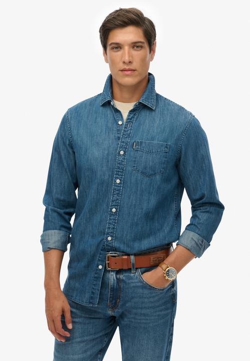 Immagine prodotto Superdry Langärmeliges Essential Jeanshemd (S)