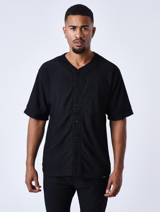 Produktbild Project X Paris kurzarmhemd im stil eines baseballtrikots (XS)