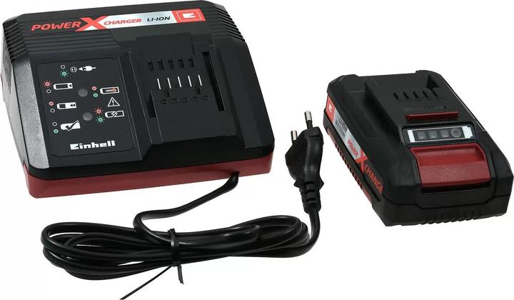 Produktbild Einhell Schnell-Ladegerät X-Change 18V + Akku Power X-Change Li-Ion 18V (18 V)