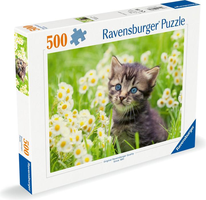 Immagine prodotto Ravensburger Gattino nel prato (500 pezzi)
