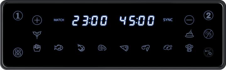 Produktbild Steba Doppel-Hei?luftfritteuse HF 9500 DUO (schwarz, 2.400 Watt, Timer)