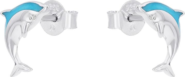 Produktbild Prinzessin Lillifee Ohrschmuck für Mädchen, 925 Sterling Silber, Zirkonia synth. | Delphin (Silber 925)
