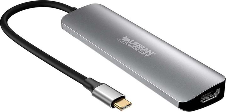 Produktbild Urban Factory Hubee 6in1 USB-C Hub (USB-C, 6 Ports)