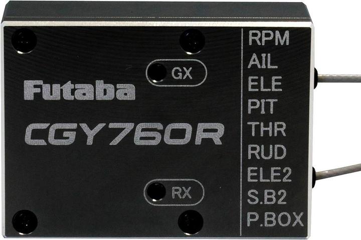 Actual product image Futaba CGY760R Gyro with GPB-1 Programmer