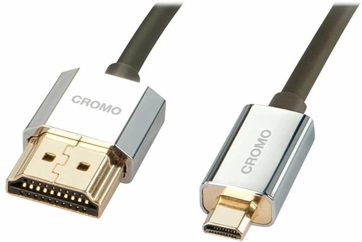 Actual product image Lindy micro HDMI (Typ D) — HDMI (Typ A) (2 m, HDMI, 2.1)
