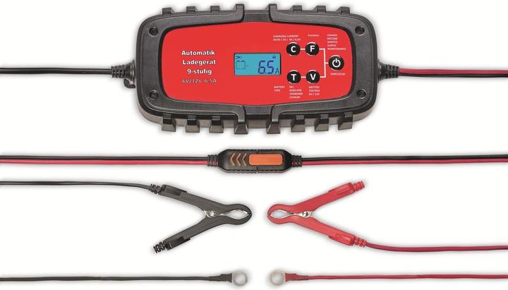 Productafbeelding IWH 075901 075901 Automatische lader 12 V, 6 V 2 A, 4 A, 6,5 A 2 A, 4 A, 6,5 A (12V, 6V, 6.50 A)