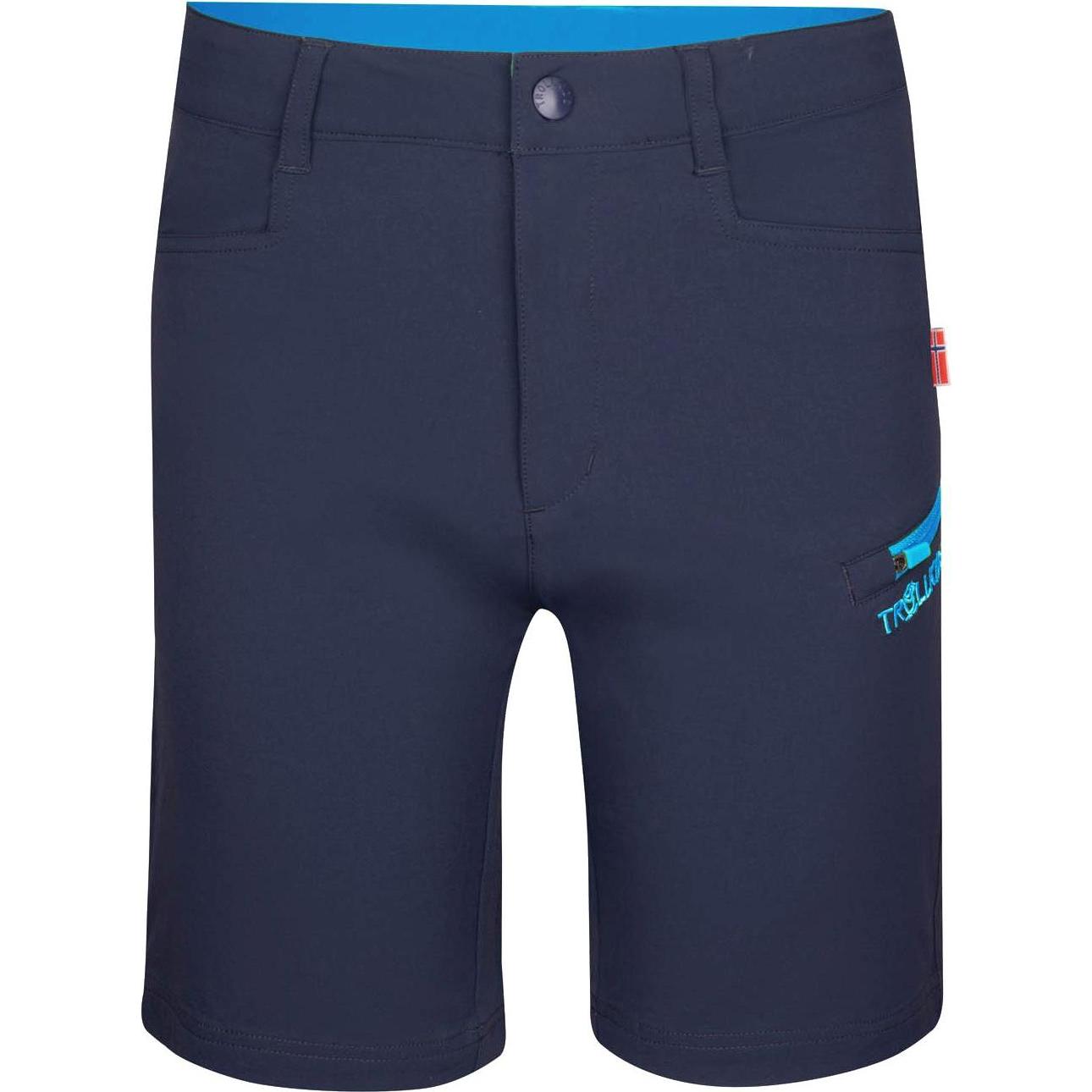 Trollkids, Unisex, Velohosen, Kid's Haugesund Shorts (134), Blau, 134