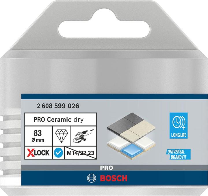 Productafbeelding Bosch Professional Zubehör XLOCK Diamant droogboor (83 mm)