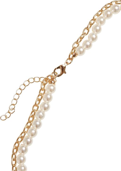 Produktbild Urban Classics Pearl Layering Necklace (100% Baumwolle)