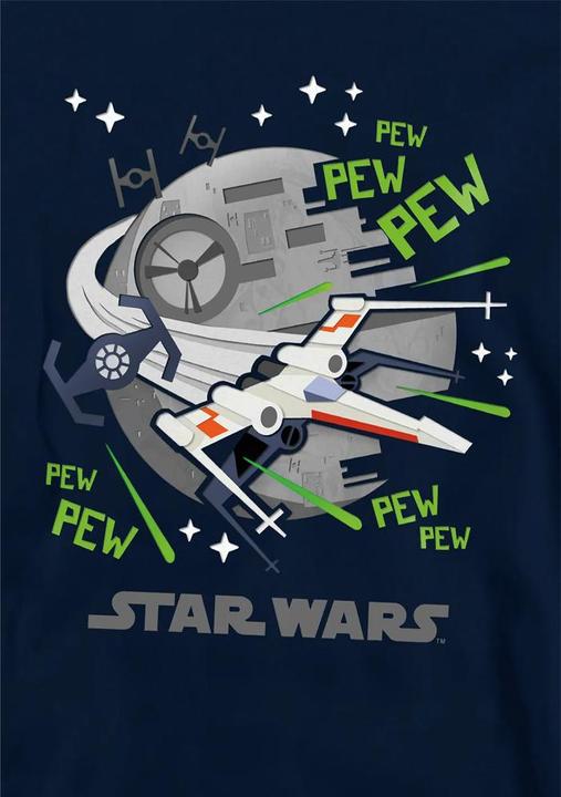 Image du produit Star Wars - Sweat à capuche motif Aile-X (X-Wing) PEW PEW - Enfant (140, 146)