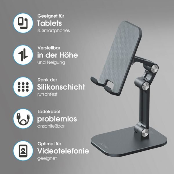 Actual product image Xlayer Foldable Stand Smartphone / Tablet Black