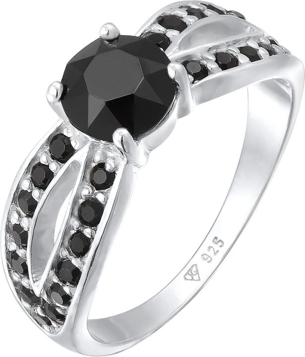 Immagine prodotto Elli Anello Solitario Cristallo Glamour Argento 925 (56, 925 Argento)