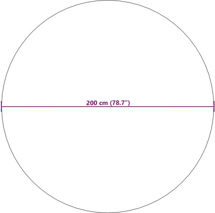 Produktbild vidaXL Moderner Teppich (200 cm)