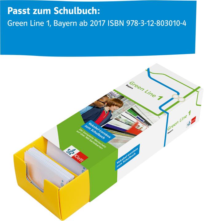 Immagine prodotto Green Line 1 Bayern Klasse 5 Vokabel-Lernbox zum Schulbuch (Tedesco, 2018)