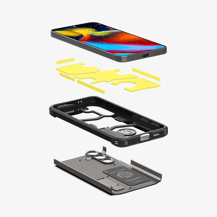 Actual product image Spigen Tough Armor S921 szary/gunmetal ACS07356 (Samsung Galaxy S24)