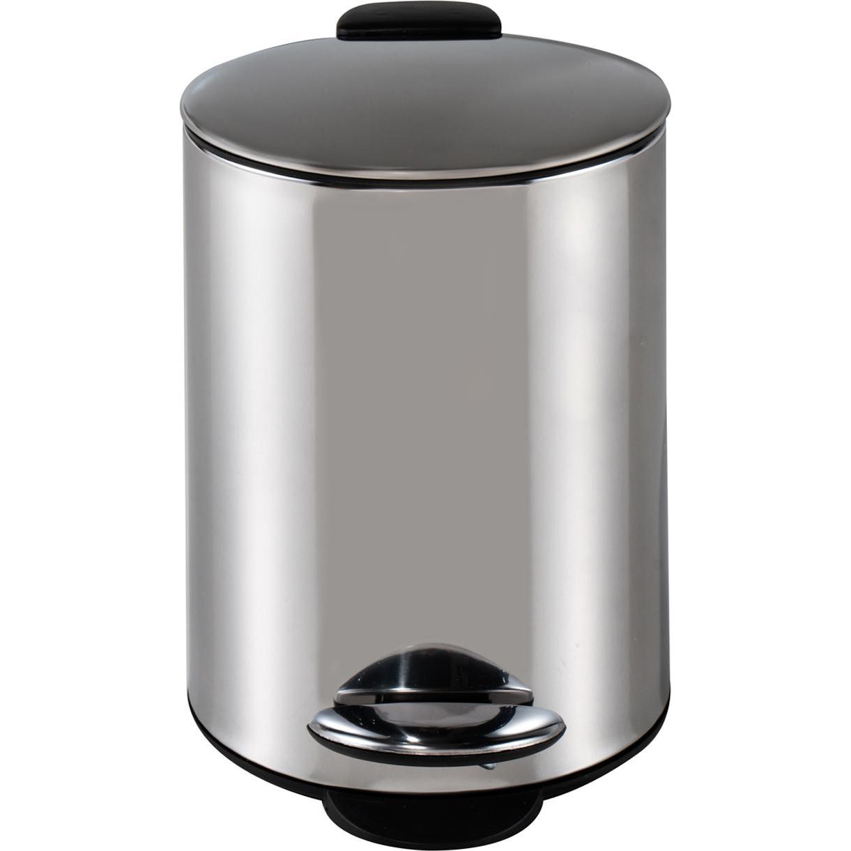 HTI-Living Pedalmülleimer Edelstahl Jannik 3 Liter, Abfalleimer, Silber