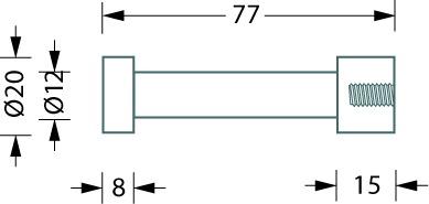 Productafbeelding Phos Kapstokhaak