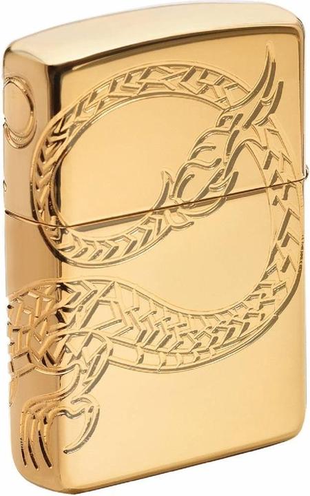 Actual product image Zippo Armor Case Dragon Multi Cut