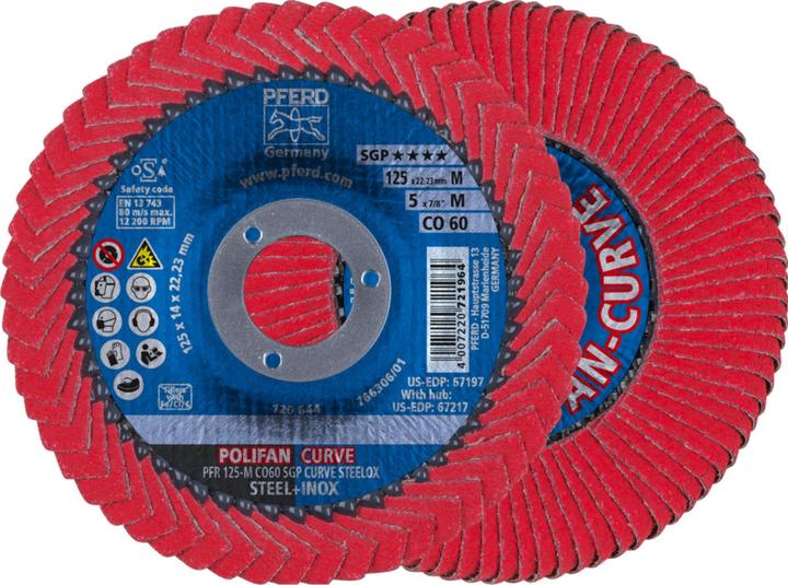 Produktbild Pferd Fächerschleifscheibe (60)