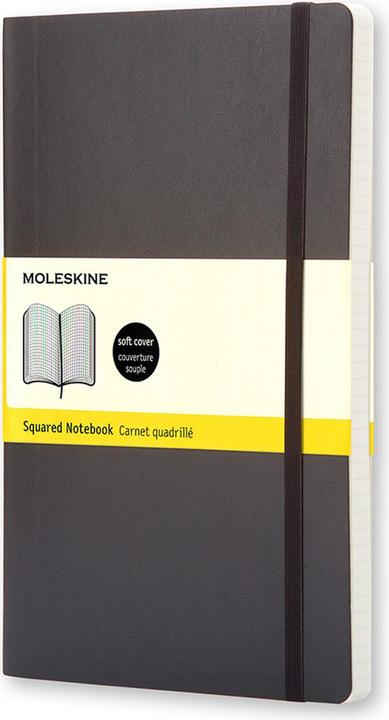 Moleskine Classique Doux (A5, Quadrillé, Couverture souple)