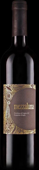 Produktbild Mezzaluna Primitivo Puglia IGT (6 x 75 cl, 2019)