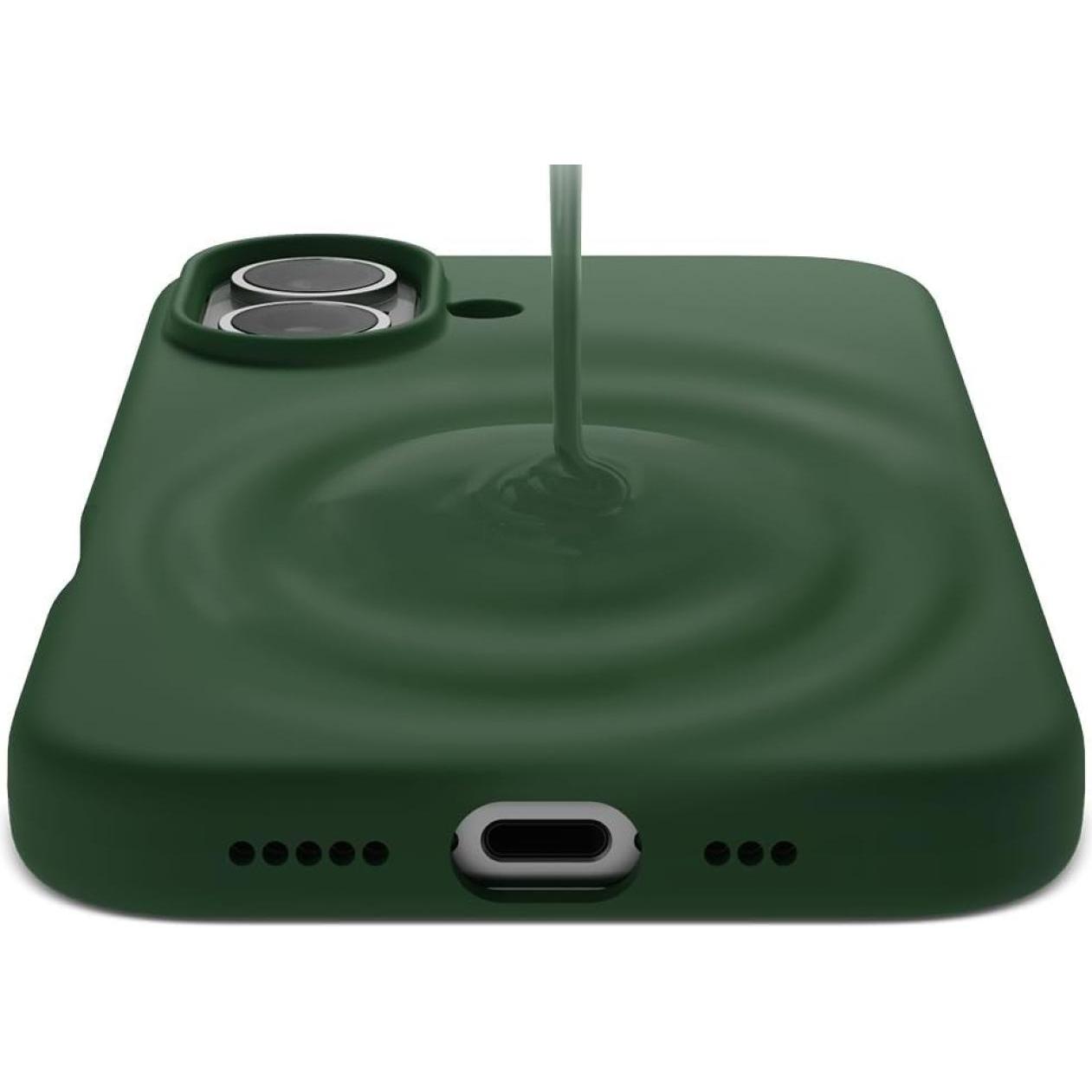 Thumbnail - Screenguard Liquid Silicone Case (Apple iPhone 16 Plus), Smartphone Hülle, Grün