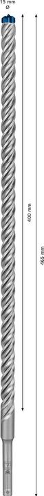 Immagine prodotto Bosch Professional Zubehör Trapano a percussione EXPERT SDS plus-7X, 15 x 400 x 465 mm (15 millimetri)