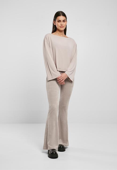 Actual product image Urban Classics Ladies Short Modal Bateau Neckline Longsleeve (XS)