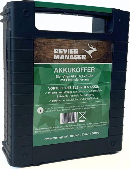 Actual product image Reviermanager Outdoor-Akkukoffer 6V 12Ah