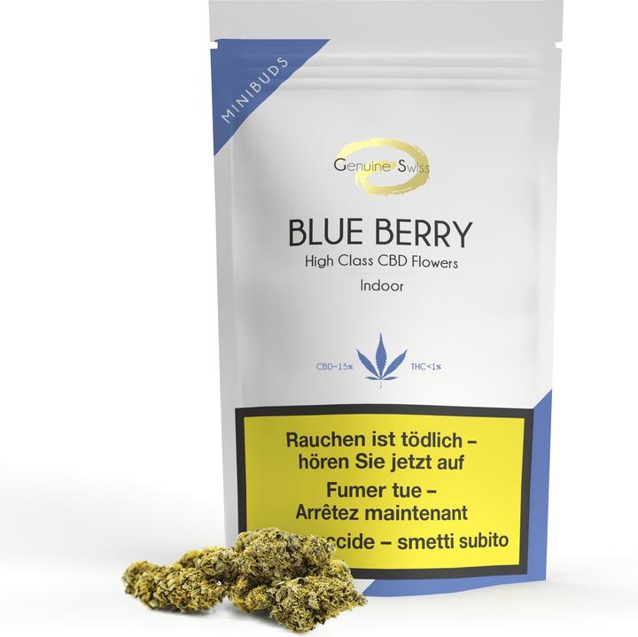 Image du produit Genuine Swiss Blue Berry Bud (10 g, Intérieur)